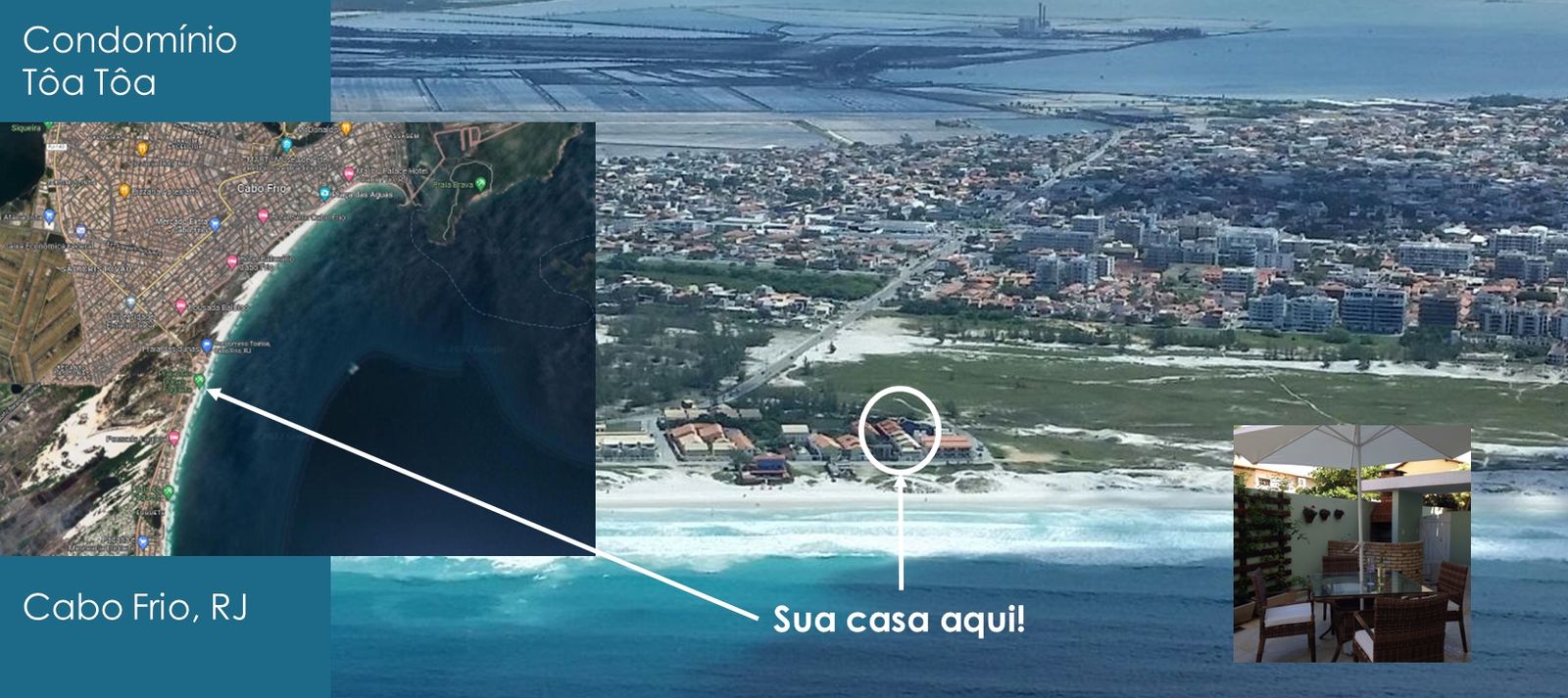 Captação de Casa em Condomínio a venda na Rua das Dunas, Foguete, Cabo Frio, RJ